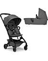 Joolz Duo Joolz Aer+ Stroller + Carry Cot - Amazing Anthracite - Ergonomic and Light Trio and Duo Strollers