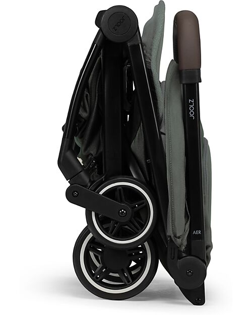 Joolz Duo Joolz Aer+ Stroller + Carry Cot - Mighty Green - Ergonomic and Light Trio and Duo Strollers