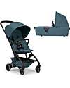 Joolz Duo Joolz Aer+ Stroller + Carry Cot - Ocean Blue - Ergonomic and Light Trio and Duo Strollers