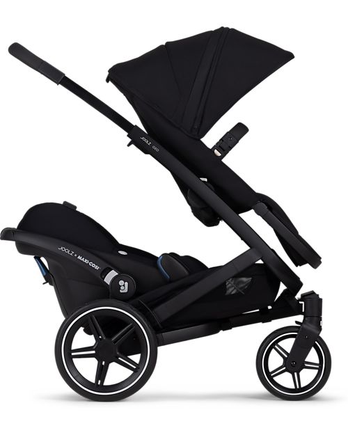 Joolz Geo3 Stroller Twin Brilliant Black unisex bambini