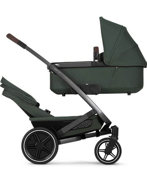 Joolz Geo3 Stroller - Twin - Urban Green Double Pushchairs