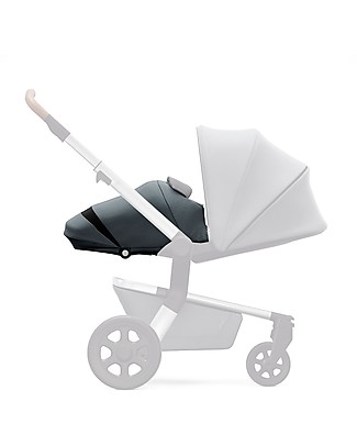 Joolz Hub Earth Light Pram, Hippo Grey Pram Systems