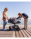 Joolz Hub Earth Light Pram, Hippo Grey Pram Systems