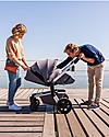 Joolz Hub Earth Trio: Stroller + Light Pram + Car Seat, Hippo Grey Trio and Duo Strollers
