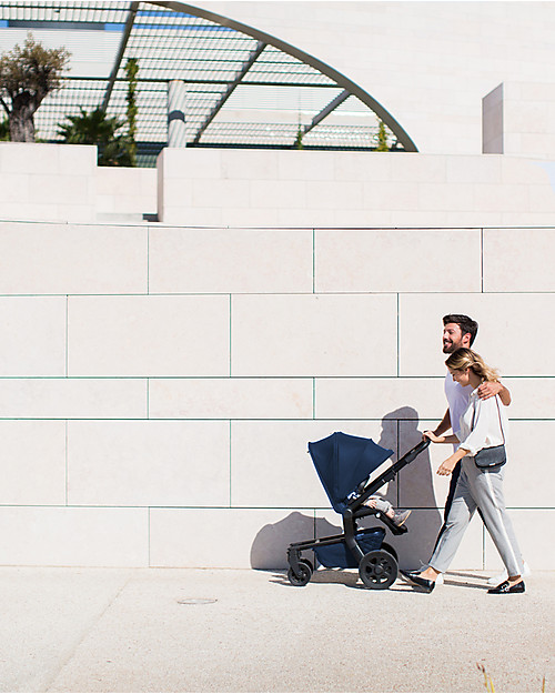 Joolz Hub Earth Trio: Stroller + Light Pram + Car Seat, Parrot Blue Trio and Duo Strollers