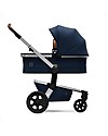 Joolz Hub Earth Trio: Stroller + Pram + Car Seat, Parrot Blue Trio and Duo Strollers