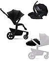 Joolz Hub Quadro Trio: Stroller + Light Pram + Car Seat, Black Trio and Duo Strollers