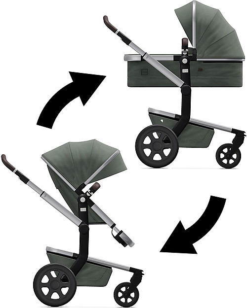 Joolz Joolz Day³ Complete Set, Marvellous Green - Pram + Pushchair Trio and Duo Strollers