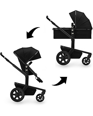 Joolz Joolz Day³ Quadro, Black - Pram + Pushchair Travel Systems