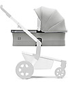 Joolz Joolz Hub Carrycot, Stunning Silver - Ergonomic and Spacious! Pram Systems