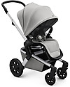 Joolz Joolz Hub PushChair with Chassis + Seat, Stunning Silver - Handy and Compact! Trio and Duo Strollers