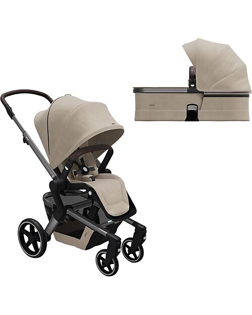 Joolz Joolz Hub+Stroller + Carry Cot - Timeless Taupe - Sustainable Fabric! Trio and Duo Strollers