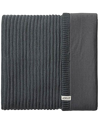 Joolz Ribbed Sleeping Bag, Anthracite, 100% Organic Cotton - 0/6 months Warm Sleeping Bags
