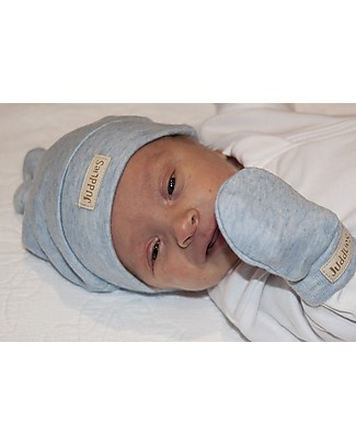Juddlies Designs Baby Hat Breathe-Eze, Pale Blue - 100% cotton, breathable and warm! Hats