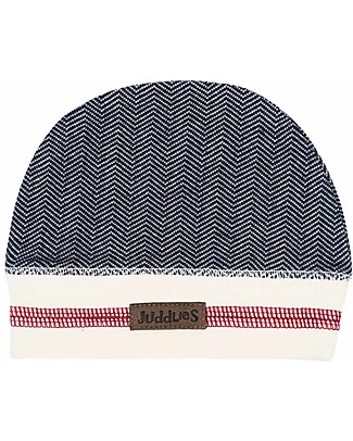 Juddlies Designs Baby Hat Cottage collection, Lake Blue - 100% Organic Cotton Hats