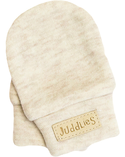 Juddlies Designs Baby Mittens Breathe-Eze 0-3 Months, Oatmeal - 100% cotton, breathing and warm! Gloves