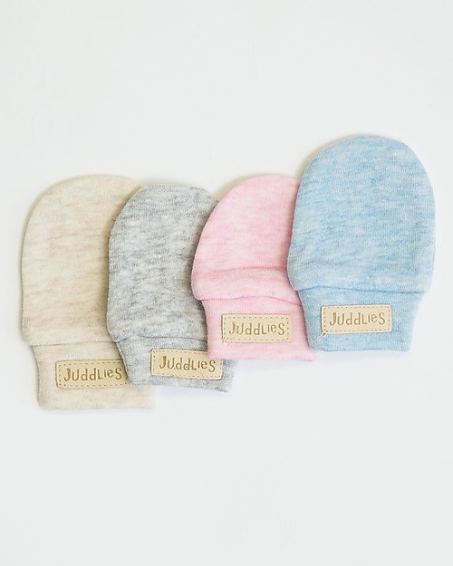 Juddlies Designs Baby Mittens Breathe-Eze 0-3 Months, Oatmeal - 100% cotton, breathing and warm! Gloves