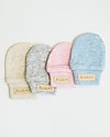 Juddlies Designs Baby Mittens Breathe-Eze 0-3 Months, Oatmeal - 100% cotton, breathing and warm! Gloves