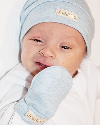 Juddlies Designs Baby Mittens Breathe-Eze 0-3 Months, Pale Blue - 100% cotton, breathing and warm! Gloves e Mittens