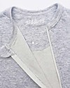 Juddlies Designs Breathe-Eze Babygrow with Non-Slip Feet, Pale Blue - 100% cotton, breathing and warm Pyjamas