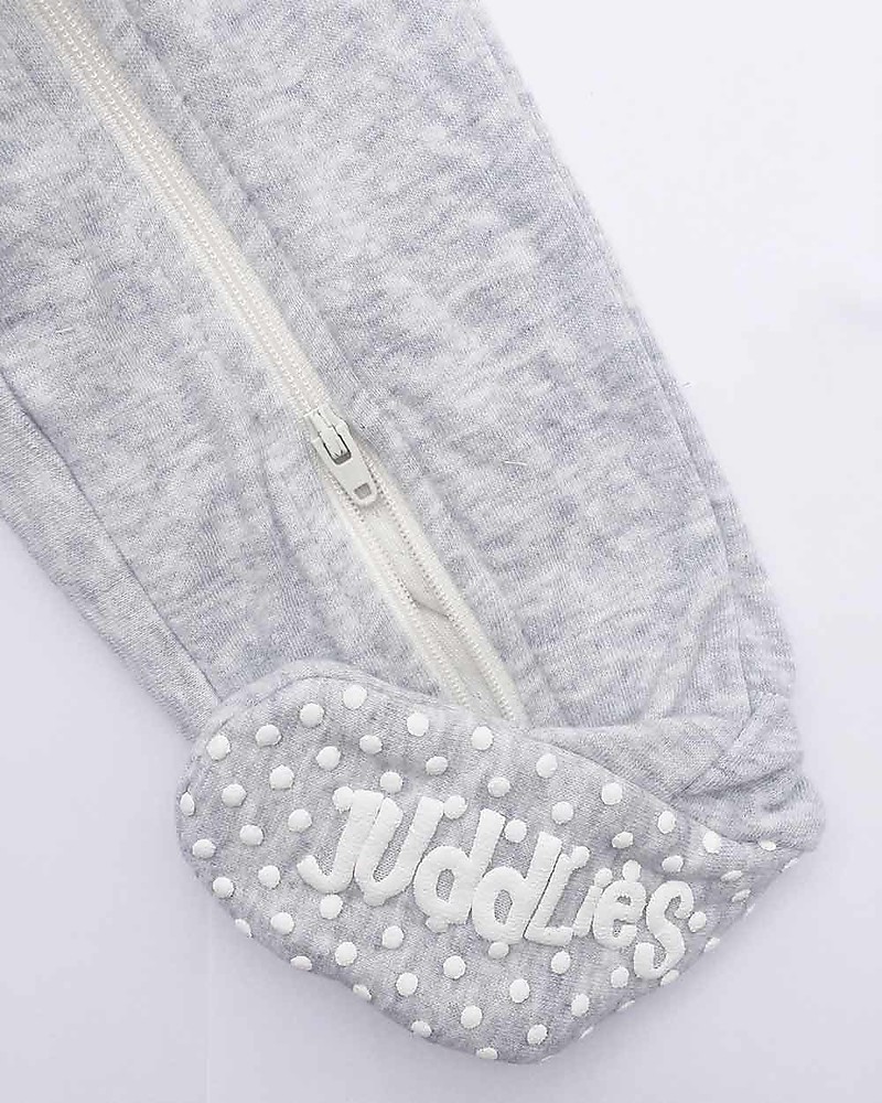 Juddlies Designs Breathe-Eze Babygrow with Non-Slip Feet, Pink - 100%  cotton, breathing and warm girl