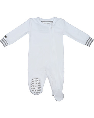 Juddlies Designs Essentials Babygrow with Non-Slip Feet - 100% Organic Cotton Pyjamas