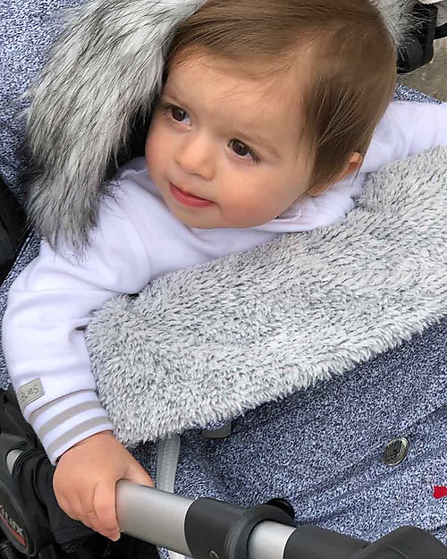 Juddlies Designs Infant Car Seat & Stroller Bag, Salt & Pepper Grey