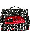 JuJuBe OUTLET JuJuBe Multi-Functional Convertible Diaper Backpack/Messenger Bag, Onyx Collection + stroller attachment - Black Widow - Showroom Sample Organize and Bags