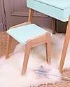 Jungle by Jungle Wooden Stool foMy Little Pupitre Children Desk - Bleached Oak/Mint - Ideal from 3 to 6 years! Stools