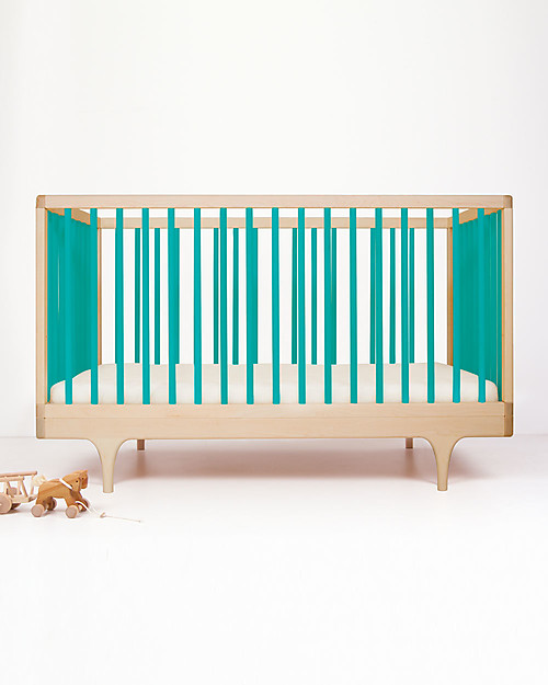 Kalon Studios Caravan Crib Blue - Converts to Junior Bed 0-6 years Cots and Cotbeds