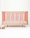 Kalon Studios Caravan Crib Pink - Converts to Junior Bed 0-6 Years Cots and Cotbeds