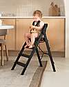 KAOS KLAPP 5-Point Belt + Cushion Set for Convertible Chair - Black Accessories for High Chairs
