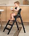 KAOS KLAPP 5-Point Belt + Cushion Set for Convertible Chair - Black Accessories for High Chairs