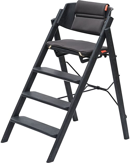 KAOS KLAPP 5-Point Belt + Cushion Set for Convertible Chair - Black Accessories for High Chairs