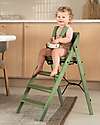 KAOS KLAPP 5-Point Belt Set + Cushion for Convertible Chair - Green Accessories for High Chairs