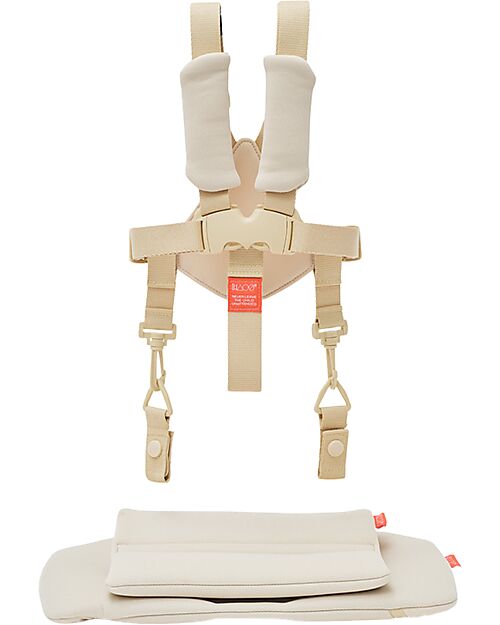 KAOS KLAPP 5-Point Belt Set + Cushion for Convertible Chair - Sand Accessories for High Chairs