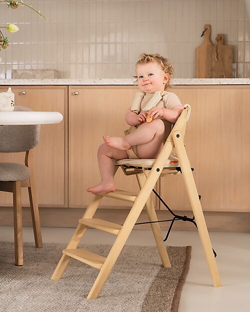 KAOS KLAPP 5-Point Belt Set + Cushion for Convertible Chair - Sand Accessories for High Chairs