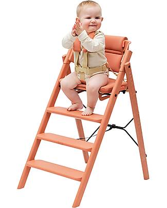 KAOS KLAPP 5-Point Belt Set + Cushion for Convertible Chair - Terracotta Accessories for High Chairs