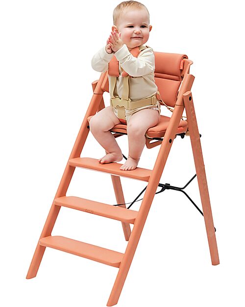KAOS KLAPP 5-Point Belt Set + Cushion for Evolutionary Chair - Terracotta Accessories for High Chairs