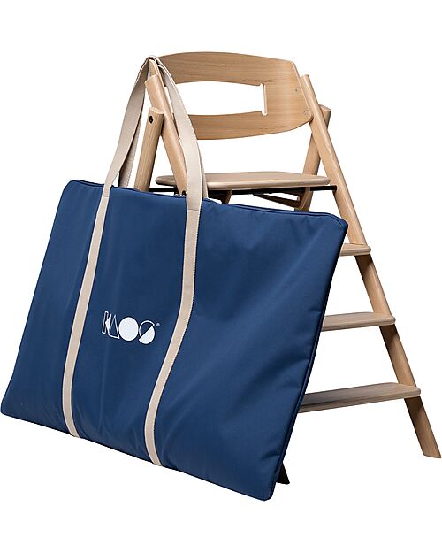 KAOS KLAPP Convertible Chair Transport Bag - Blue & Sand - Practical & Lightweight Accessories for High Chairs