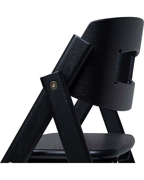 KAOS KLAPP High Chair - Black - Oak Wood High Chairs