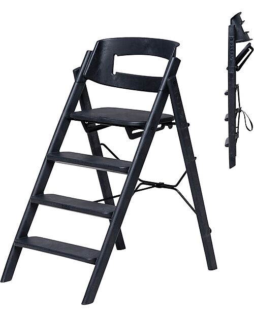 KAOS KLAPP High Chair - Charcoal Black - 100% Recycled Materials High Chairs