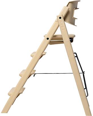 KAOS KLAPP High Chair - Desert Sand - Foldable Space-Saving - 100% Recycled Materials High Chairs