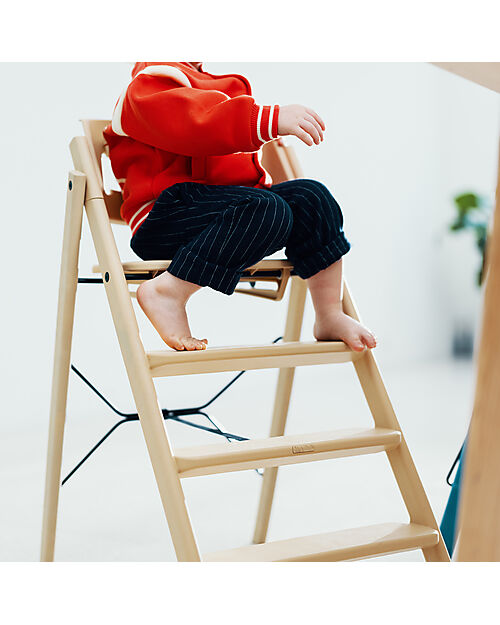 KAOS KLAPP High Chair - Desert Sand - Foldable Space-Saving - 100% Recycled Materials High Chairs
