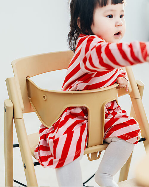 KAOS KLAPP High Chair - Desert Sand - Foldable Space-Saving - 100% Recycled Materials High Chairs