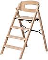 KAOS KLAPP High Chair - Natural - Foldable Space-Saving - Oak Wood High Chairs