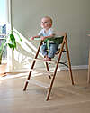 KAOS KLAPP High Chair - Natural - Foldable Space-Saving - Oak Wood High Chairs