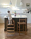KAOS KLAPP High Chair - Natural - Foldable Space-Saving - Oak Wood High Chairs