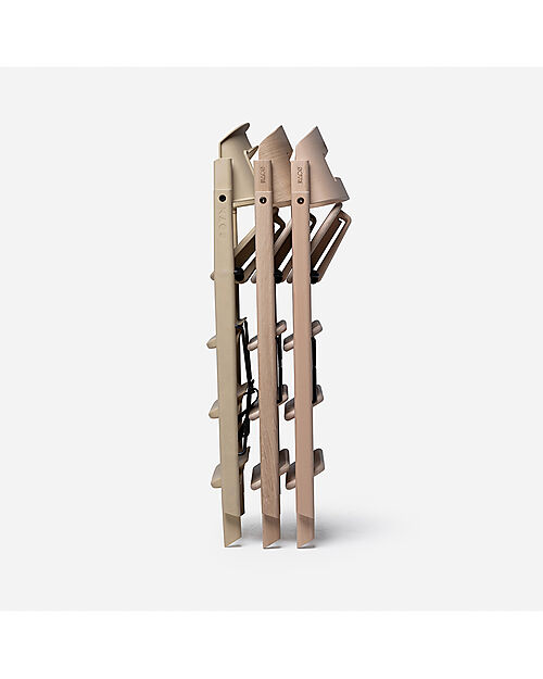 KAOS KLAPP High Chair - Natural - Foldable Space-Saving - Oak Wood High Chairs