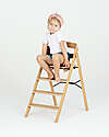 KAOS KLAPP High Chair - Natural - Foldable Space-Saving - Oak Wood High Chairs